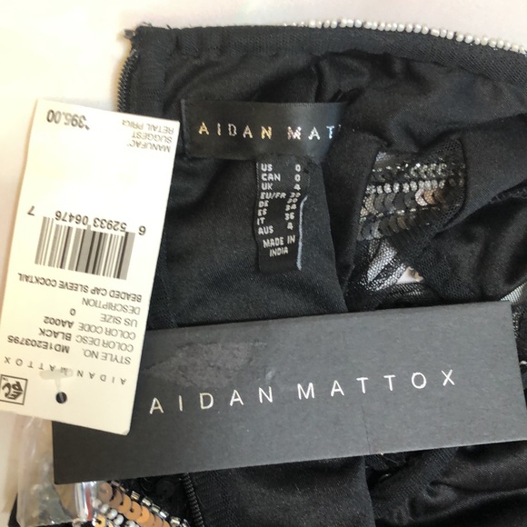Aidan Mattox size 0 MSRP $395 sequined party dress - Picture 8 of 16